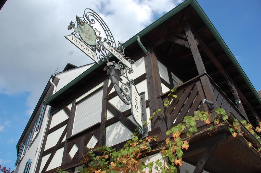 Hotel Zur Lindenau Rüdesheim am Rhein Esterno foto